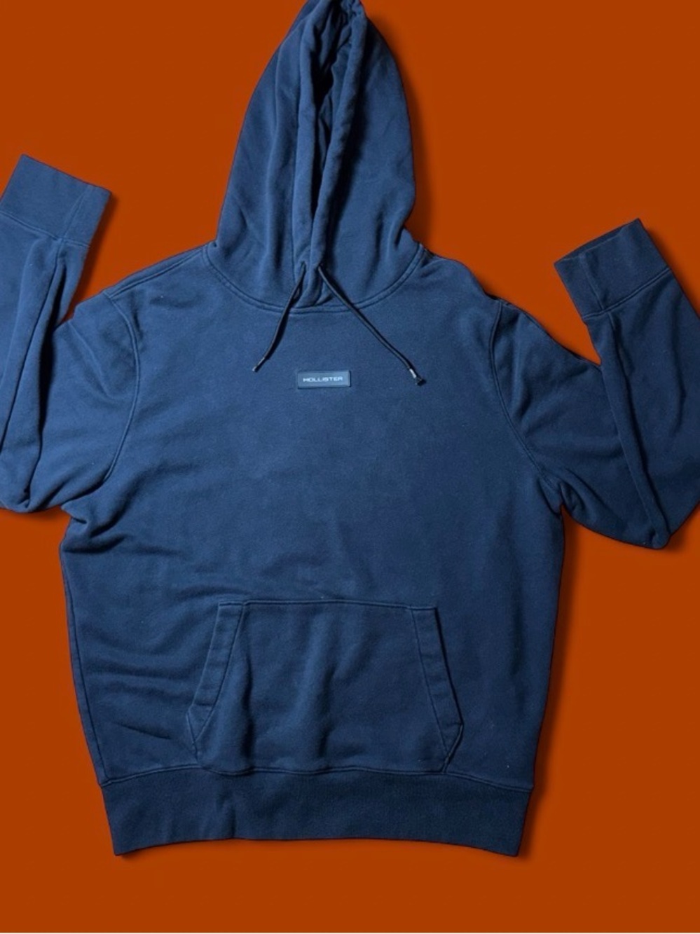 Hollister Black Pullover Hoodie for Men